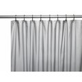 Livingquarters USC-3-03 3 Gauge Vinyl Shower Curtain Liner; Silver LI55873